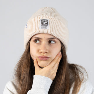 Moomintroll Winter Hat Beanie Adult - Beige