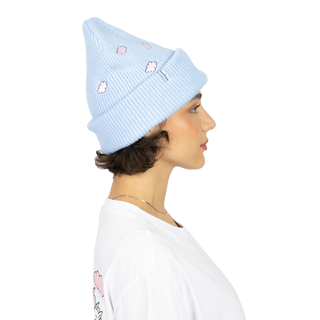 Moomins in the Clouds Multiple Embroidery Beanie