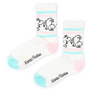 Moomintroll Women's Retro Socks - White