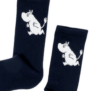 Moomintroll Running Mens Sport Socks - Black