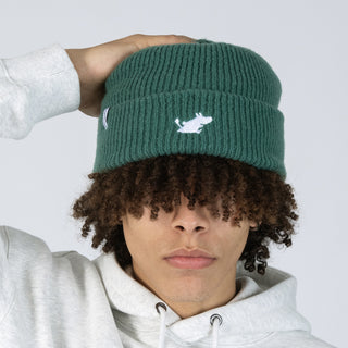 Moomintroll Active Socks and Beanie Combo - Green & White