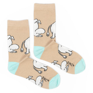 Moomintroll Happiness Women´s Socks - Beige