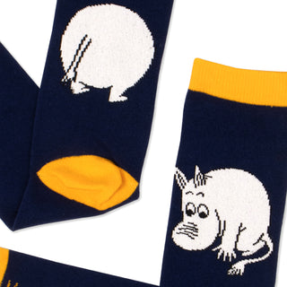 Moomintrolls Butt Men Socks - Navy