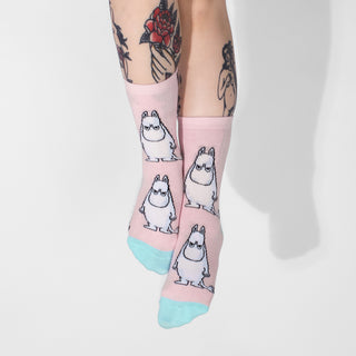 Moomintroll Grumpy Women’s Socks - Pink