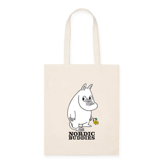 Moomintroll's Flower Tote Bag - Beige