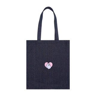 Moomin Love Denim Tote Bag