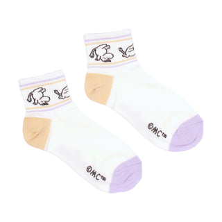 Moomintroll Women's Retro Ankle Socks - White