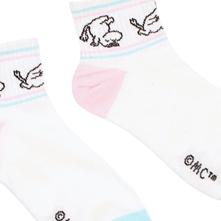 Moomintroll Women's Retro Ankle Socks - White