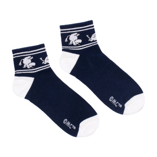 Moomintroll Running Retro Ankle Men Socks - Navy