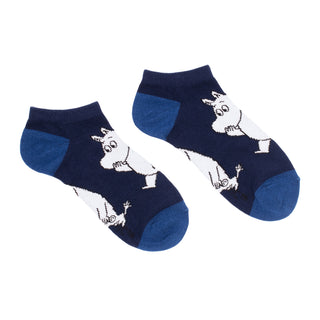 Moomintroll Wondering Men Ankle Socks - Navy