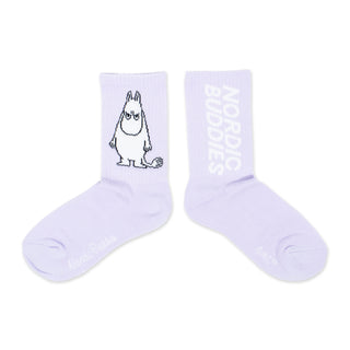 Moomintroll Angry Women's Retro Socks - Lilac