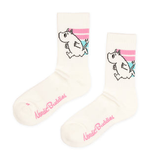 Active Crew Women´s Socks - White/Pink