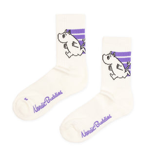 Active Crew Women´s Socks - White/Lilac