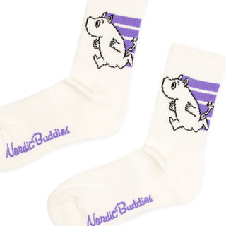 Active Crew Women´s Socks - White/Lilac