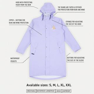 Moomin Adventure Rain Jacket - Lilac