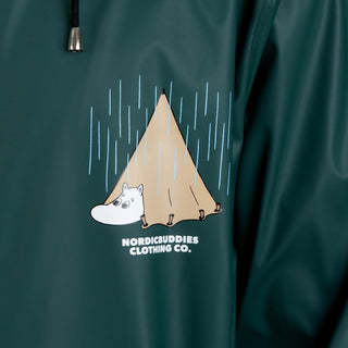 Moomin Adventure Rain Jacket - Dark Green