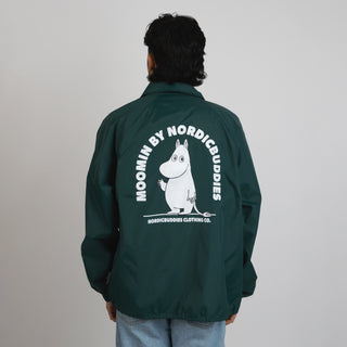 Moomintroll Coach Jacket - Forest Green