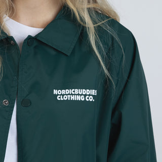 Moomintroll Coach Jacket - Forest Green