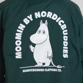 Moomintroll Coach Jacket - Forest Green