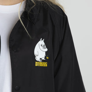 Moomintroll's Flower Coach Jacket - Black