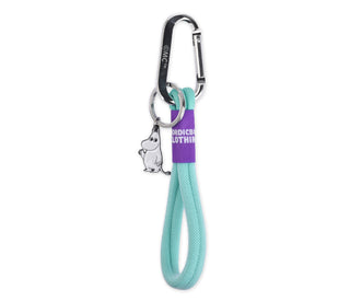 Moomintroll's Greeting Key Holder Rope - Turquoise