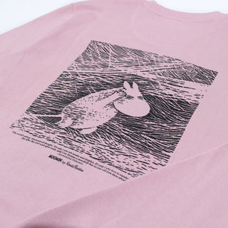 Crewneck College Moomintroll - Light pink