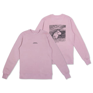 Crewneck College Moomintroll - Light pink