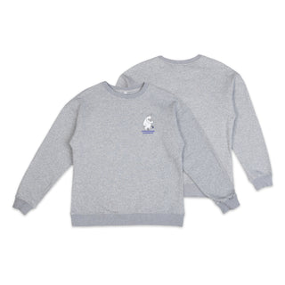 Moomintroll's Flower Crewneck College Unisex - Light Grey