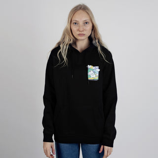 Moomintroll's Adventure Hoodie Unisex - Black