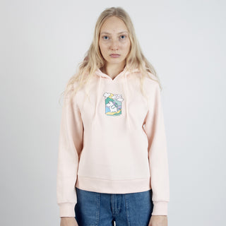 Moomintroll's Adventure Hoodie Women - Light Pink