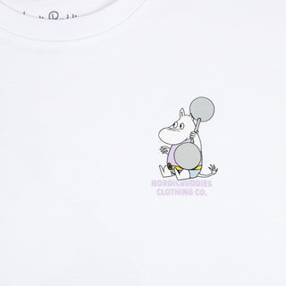 Moomintroll Weightlifting T-Shirt Unisex - White