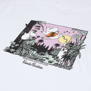 T-Shirt Moomin Jungle - White