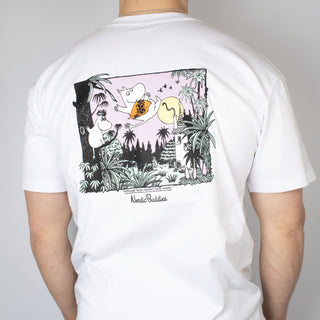 T-Shirt Moomin Jungle - White