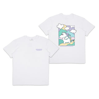 Moomintroll's Adventure T-Shirt Unisex - White