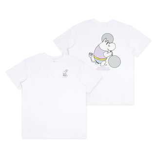 Moomintroll Weightlifting T-Shirt Unisex - White