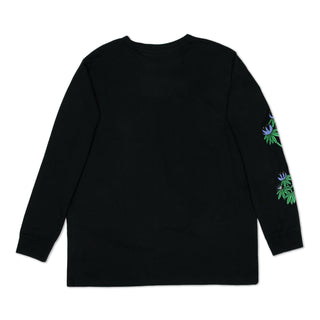 Hide and Seek Long Sleeve Shirt With Cuffrib Unisex - Black