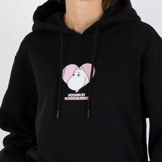 Moomin Heart Womens Hoodie