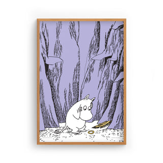 Moomintroll Ankle Ring Poster - Purple