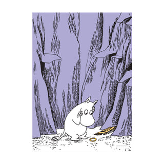 Moomintroll Ankle Ring Poster - Purple