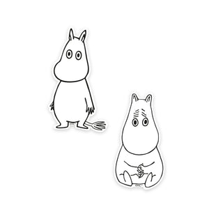 Moomintroll XL-Sticker Combo