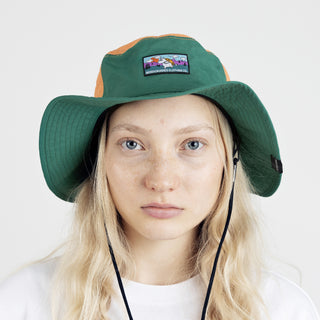 Moomintroll's  Adventure Brimmer Hat - Multicolor Dark Green