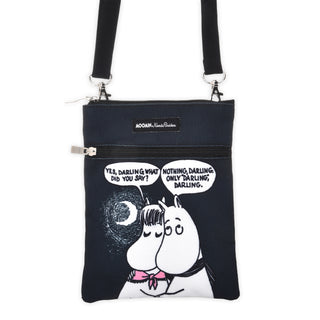 Moomin Love Passport Bag - Black