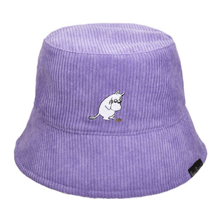 Moomintroll Ankle Ring Bucket Hat Corduroy - Purple