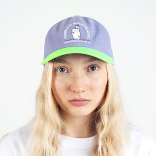 Moomintroll's Greeting Adult Cap - Pastel Green & Lilac