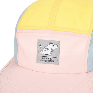 Moomintroll Five Panel Retro Cap - Multicolor Light Pink