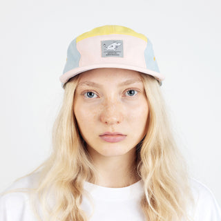 Moomintroll Five Panel Retro Cap - Multicolor Light Pink