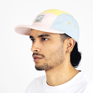 Moomintroll Five Panel Retro Cap - Multicolor Light Pink