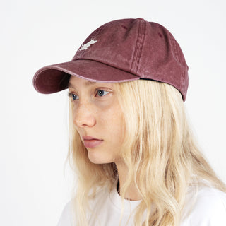 Moomin Classics Washed Denim Adult Cap - Burgundy