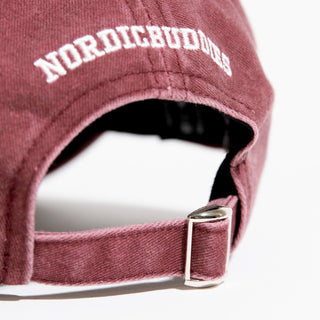 Moomin Classics Washed Denim Adult Cap - Burgundy