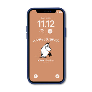 Moominpappa Humble iPhone Case Biodegradeable - Navy Blue